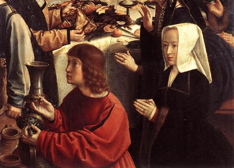 DAVID, Gerard The Marriage at Cana (detail) dfgw oil painting picture